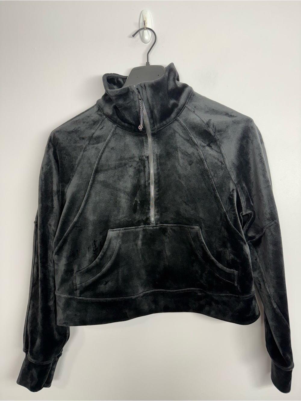 12: Lululemon Scuba Oversized Funnel-Neck Half Zip *Velvet Black Size XS/S